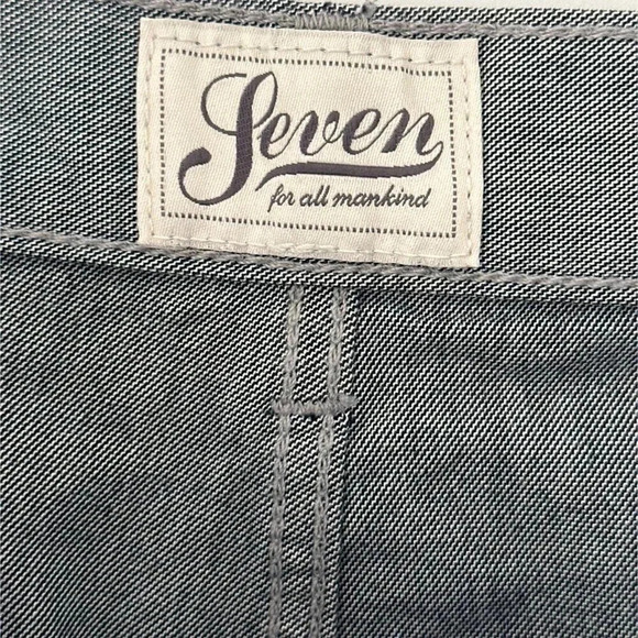 7 For All Mankind Shorts Mens 30 Grey Cargo Classic Fit Casual Preppy Summer - Picture 11 of 14